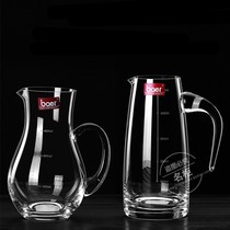 Bell liquor dispenser with graduated glass small wine glass set pour jug wine decanter home