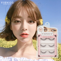 VIENICO manual false eyelashes female natural simulation nude makeup makeup Japanese super soft eyelashes NO 21 novice