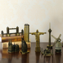 Paris Eiffel Tower model European ornaments crafts home furnishings creative birthday gifts small crafts