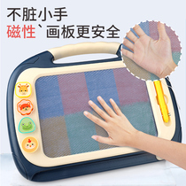 Childrens drawing board home toddler large magnetic writing board one year old baby color 2 graffiti 3 magnetic painting toy