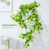 Simulation of green plant plant wall decoration turf lawn door wall wall background image fake flower wall green tree leaves