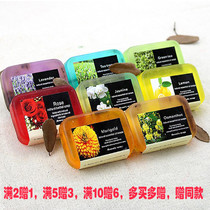 Thai handmade soap plant petals essence oil soap soap cleansing bath makeup remover body tender white men and women soap