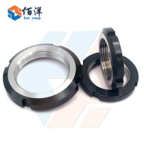 Imported AN round nut with grooved locking stop round nut M10M12M15M17M20M25M30-M200 fine teeth