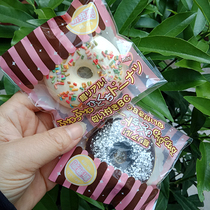 Japans original single packaging 6CM colorful small donuts slow rebound simulation dessert set squishy mobile phone PU pendant