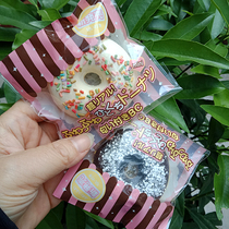 Japans original single packaging 6CM colorful small donuts slow rebound simulation dessert set squishy mobile phone PU pendant