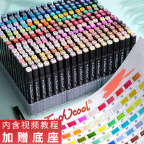 Children Mark Pen 48 color genuine set touch animation special 24 color 36 color oily double head Primary School graffiti pen 262 color marker pen full set of cheap girl heart watercolor pen