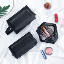 Cosmetic Storage Bag Black Mesh Veil Travel Theorist Travel Wash Bag Portable Supplies Women Advanced Feel Three Sets