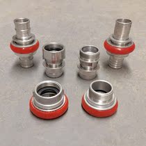 Fire card type quick hose joint 1 5 inch inner and outer wire type water outlet 40MM male and female pipe tooth interface