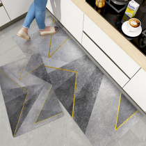  Nordic kitchen floor mat Oil-proof waterproof scrubbable dirt-resistant wash-in PVC non-slip mat entry door Household entry door