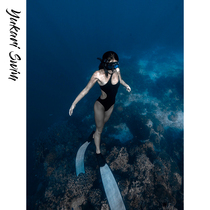 Yukari swim retro thin sexy one-piece swimsuit women 2021 New ins diving swimsuit bikini summer