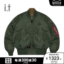 it ALPHA INDUSTRIES mens autumn winter military style print double-sided wear down flying jacket 7007LXF