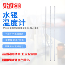 High-precision mercury thermometer glass 50cm 60cm Industrial chemical laboratory high temperature factory direct sales