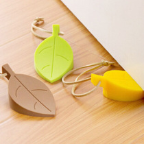Door stopper leaf silicone door stopper Childrens anti-pinch hand safety door stopper can be hung door stopper waterproof door stopper