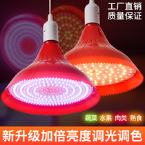 Led fresh light Pork light Seafood light Stewed meat stewed vegetables Fruit shop Deli light bulb screw led light super bright
