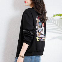 Baseball clothing coat women spring and autumn 2021 ladies casual versatile small sports cardigan short jacket autumn coat