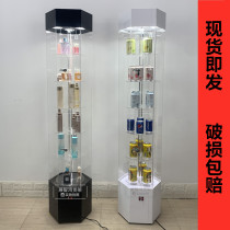 Acrylic display cabinet Cosmetics model sample perfume Oral dental hand-made jewelry rotating display stand
