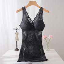 Foreign Trade Original Single Bull Goods Export Korea closets Waist Summer Sexy Hollowed-out free steel ring Vest Lingerie Bouquet