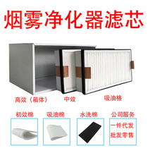 Ruimin smoking machine primary cotton welding fume purifier filter filter filter screen Cool Bai purification moxibustion oil absorption grid filter element