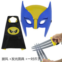 Wolverine 3cosplay Plastic Paw Mask Cloak Weapon Model Props X-Men Halloween Toys