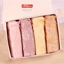 Butterfly Anphine Underwear Lady Without Mark Lace High Waist Mesh Yarn Small Corner Pure Cotton Bottom Gear Comfort Microtransparent Pants Head