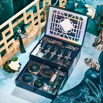 New year gift Xishizi makeup set gift box novice beginner carved lipstick cosmetics full set