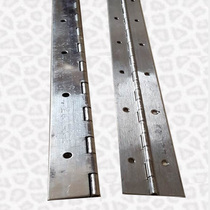 Stainless steel long hinge stainless steel row chain row page Cabinet hinge door plastic chain cabinet folding hinge 1 8 meters