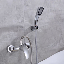 Bathroom Bathroom Bathroom All copper shower Hot and cold water faucet mixing valve Bathing simple shower set concealed