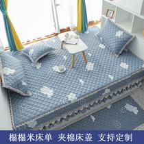 Tatami bed sheets cotton bed skirt bed cover dust cover cover cloth non-slip Kang cover cover four seasons