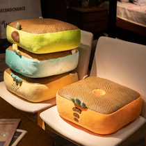 Cool mat Cushion Fart Cushion All Season Chair Ground Office Long Sat God Instrumental Butt Mat Student Breathable Summer Thick