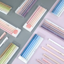 Morandi ins Japanese black pen Student water-based pen Cute super cute girl heart sex pen Exam signature special