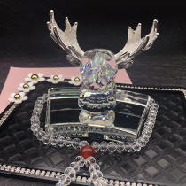 Crystal car ornaments car interior decoration high-end car aromatherapy all the way safe deer personality creative men and women