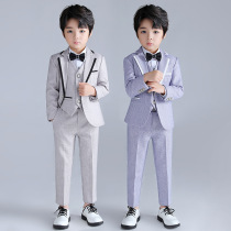 Boys dress suit foreign-style childrens host catwalk costume flower girl shirt child suit jacket autumn and winter