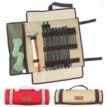 Outdoor campground nail bag Simple tool bag Camp nail bag storage bag Tent nail hammer portable storage bag Large