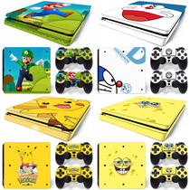 Sony PS4 slim film PS4 SLIM Stickers PS4 slim Game machine film Cartoon Stickers