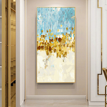 Dancing stars vertical version of large DIY digital oil painting Nordic light luxury American living room entrance decorative painting