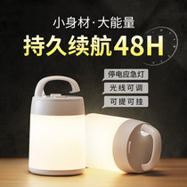 Portable remote control night light rechargeable bedside dormitory bed hanging mobile bed light sleeping bedroom small light