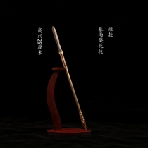 Miniature Soldiers Miniature Ancient Weapon Long Gun Torrential Rain Pear Flower Gun Qin Liangyu Mugui Ying Tai Ma Steel Unopened Blade