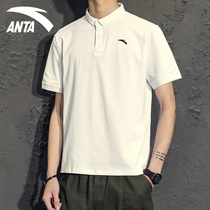 Ann Stepping Short Sleeve T-shirt Male Turnover Polo Shirt 2022 Summer New Mens Business Compassionate Speed Dry Sport Blouse