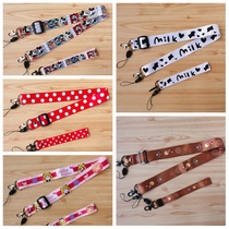 Po Lidel camera with cute cartoon digital micro single camera shoulder strap SLR camera back wrist strap Neck Cross