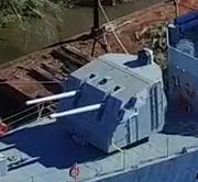 Resin Model 1 700 World War II US Navy double-mounted MK38 turret small ship destroyer