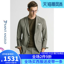 (Light formal series)Saint Angelo new business casual mens suit slim trend Korean suit