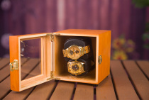 Mini automatic mechanical watch Rotating placer Pine charging winding box Shaking table winding device rotating table box