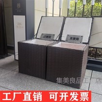 Shoe cover frame basket large covered storage basket sales office model room storage box can be changed to shoe stool