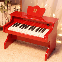 Pretty baby childrens piano baby beginner digital home smart wooden electronic toy birthday gift female year old