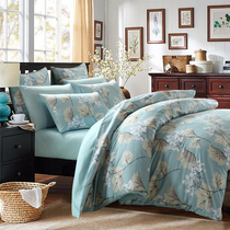 Live exclusive tribute satin cotton 60 cloth custom-made bedding quilt cover sheets pillowcase three-piece set four-piece set