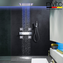 German nivito in-wall constant temperature shower embedded household ceiling concealed sky curtain shower set