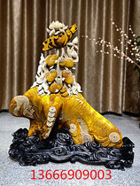 Thuja root carving wood carving ornaments Golden Sina Nan Ebony Guan Gong Jinyumantang Landscape Flower and Bird Crafts Gift Living Room