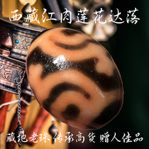 Hidden Chuanbao Bottle Ping An old Tianzhu natural agate jade medullary nine-eyed stone glazed male and female pendant lock bone necklace