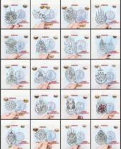 Taiheyuan Thai Buddha Nana Tong cover Lahu four-sided Peacock Lotus butterfly Kunping mobile phone stickers paper stickers