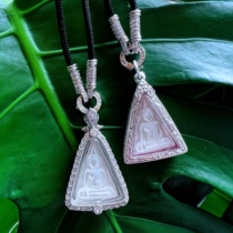 Thai Concorde Thai Buddha Truffles Genuine Cuban C Iridescent Shells South Paa 925 Inlaid Drilling Pure Silver Pendant Pendant